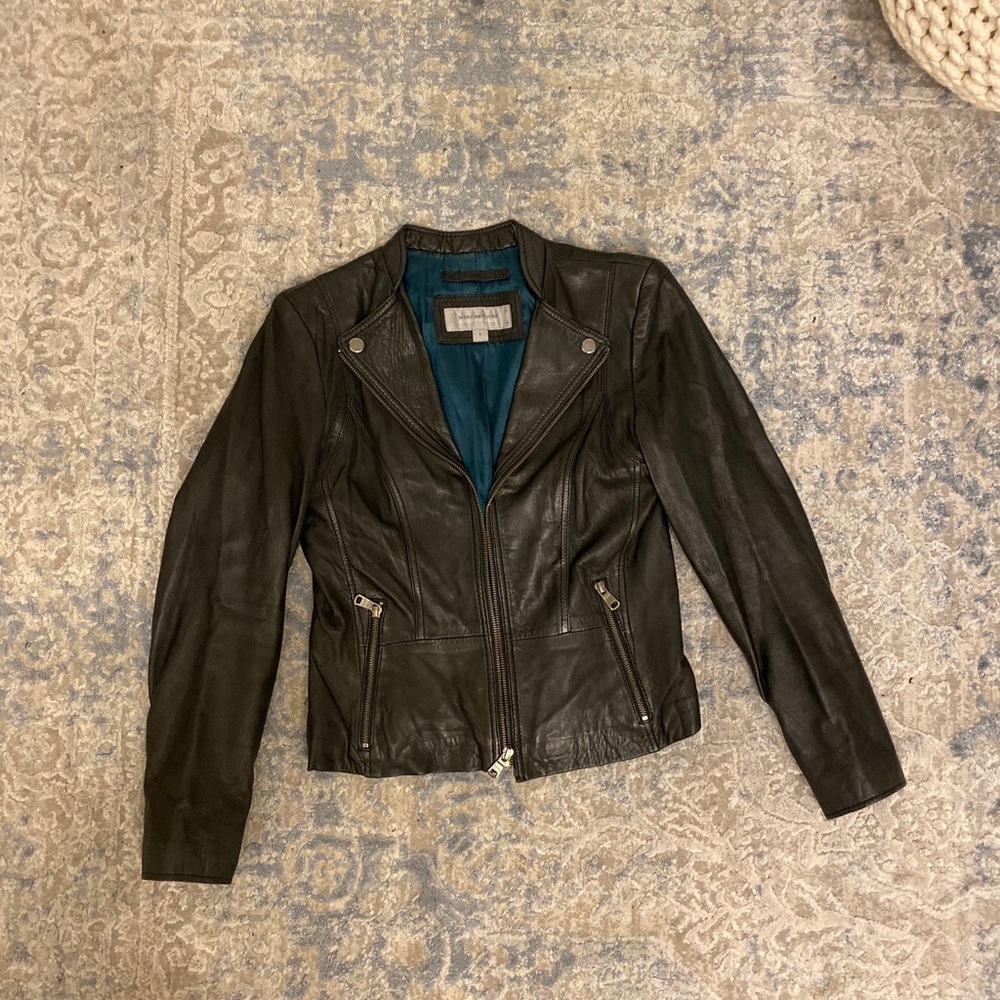 Marc New York Black Leather Jacket